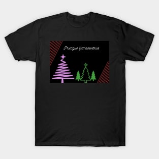 Happy Christmas Priecīgus ziemassvētkus Latvian T-Shirt